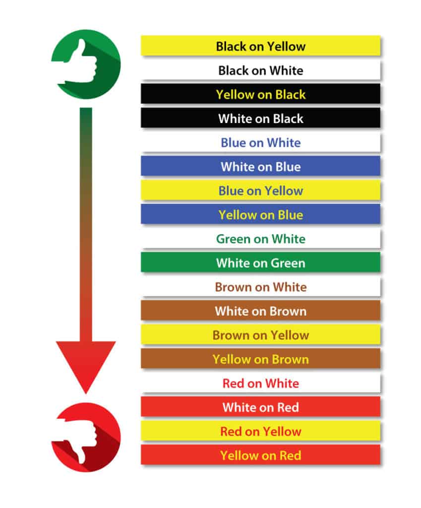 affective color chart
